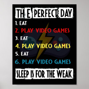 De perfecte dag voor games poster