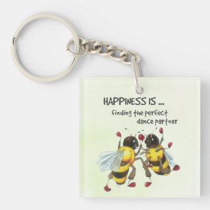 De perfecte danspartner sleutelhanger