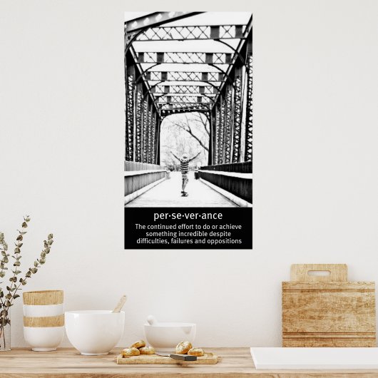 De perfecte doorzettingsgraad van het dongboard poster (Keuken)