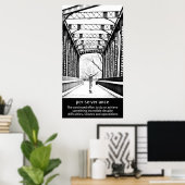 De perfecte doorzettingsgraad van het dongboard poster (Thuiskantoor)