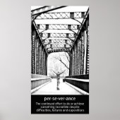 De perfecte doorzettingsgraad van het dongboard poster (Voorkant)