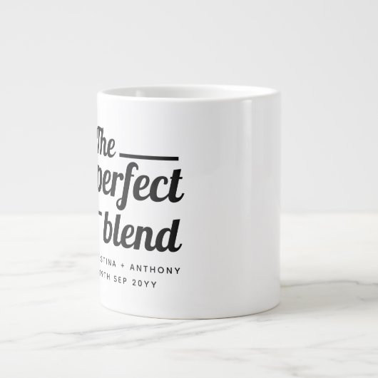 De perfecte Drink voor een gemengde bruiloft Grote Koffiekop (Voorkant)