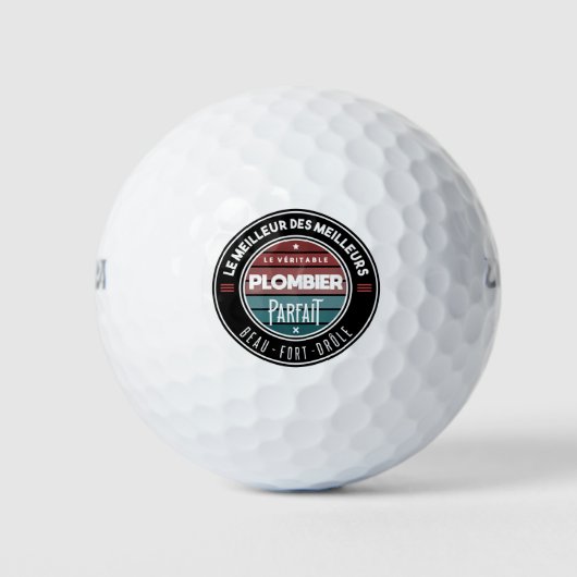 De perfecte echte loodgieter golfballen (Voorkant)