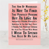 De perfecte echtgenoot kaart (Gele Bloem)