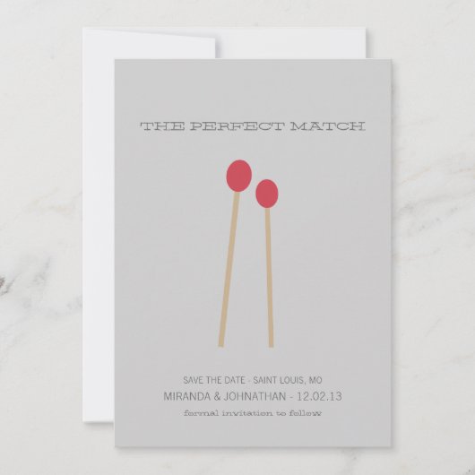 De perfecte foto slaat de datum op save the date (Voorkant)