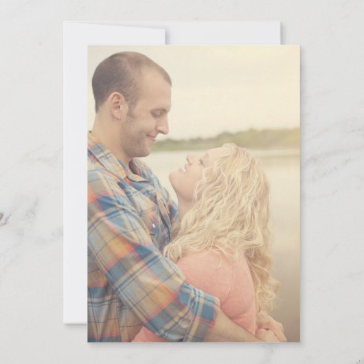 De perfecte foto slaat de datum op save the date (Achterkant)