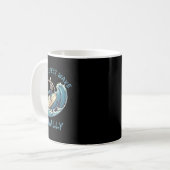 De perfecte golf eindelijk grappig skelet surfer s koffiemok (Voorkant links)