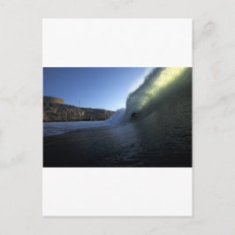 De perfecte golfbeweging van de groene buis Peru Briefkaart