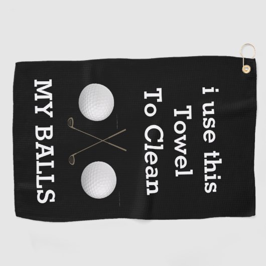 De perfecte Golfonderneming: aangepaste handdoeken (Horizontaal)