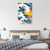 De perfecte  Japanse golf Canvas Afdruk (Insitu (Slaapkamer))