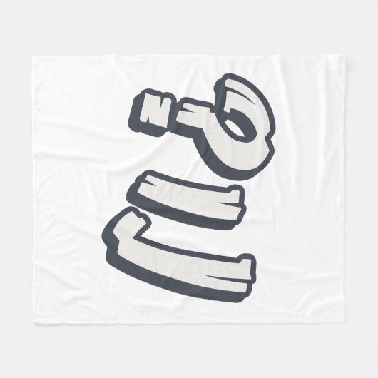 De perfecte joodse uitdrukking fleece deken (Voorkant (Horizontaal))