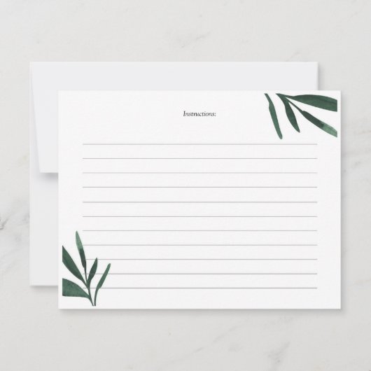 De perfecte kaart voor het verkrijgen van een Vrij (Achterkant)