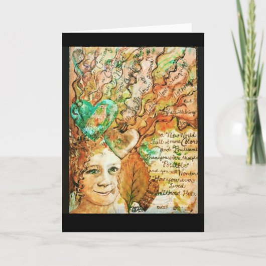 De perfecte kaart voor het verwachten van de eerst (Voorkant)