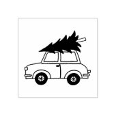 De perfecte kerstboom 2 x 2 inch Rubber Stamp Rubberstempel (Afrduk)