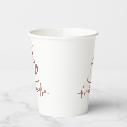 De perfecte koffie of thee papier kopje op maat papieren bekers (Links)