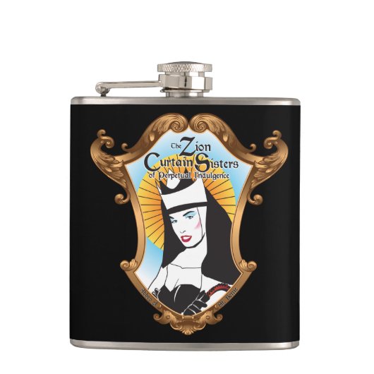 De perfecte kolf voor heilig water heupfles (Voorkant)