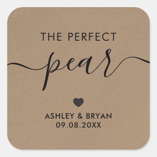 De perfecte kruidenticker, Label met cadeau, Kraft (Voorkant)