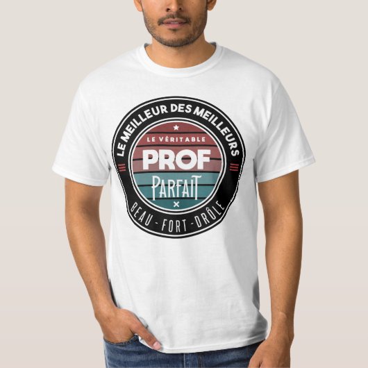 De perfecte leraar t-shirt (Voorkant)
