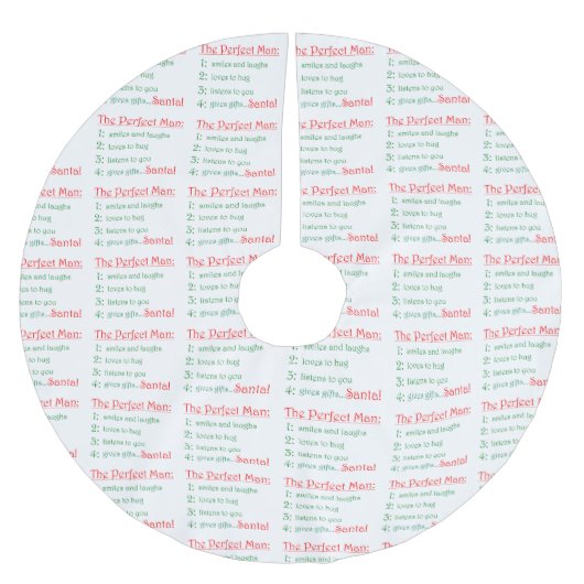 De perfecte Man-boomrok Kerstboom Rok (Voorkant)