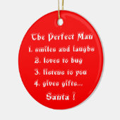 De perfecte Man-cirkel versiering Keramisch Ornament (Links)