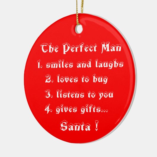 De perfecte Man-cirkel versiering Keramisch Ornament (Links)