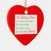 De perfecte Man-hartversiering Keramisch Ornament (Rechts)