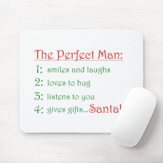 De perfecte Man-mousepad Muismat (Met muis)
