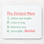 De perfecte Man-mousepad Muismat (Voorkant)