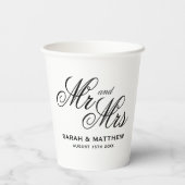 De perfecte match bruiloft partij levert op maat papieren bekers (Achterkant)