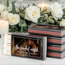 De Perfecte Match Elegante Foto Lucifersdoosjes