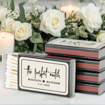 De Perfecte Match Elegante Trouwgunsten Luciferdoo