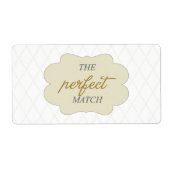 De perfecte match etiket (Voorkant)