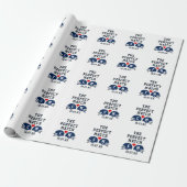De perfecte match Football bruiloft monogram Cadeaupapier (Uitgerold)