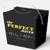 De PERFECTE MATCH - Grote Take Out Gunst Box Bedankdoosjes (Achterkant)
