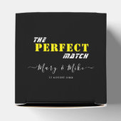 De PERFECTE Match - Heart 2x2x2 Favor Box Bedankdoosjes (Bovenkant)