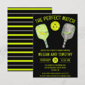 De perfecte match Pickleball Couples Vrijgezellenf Kaart (Voorkant / Achterkant)