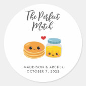 "De Perfecte Match" Stickers (Voorkant)