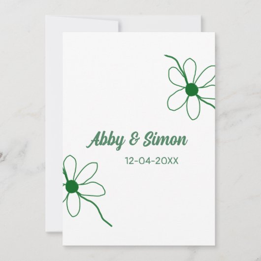 De perfecte match voeg koppel naam datum textuur j save the date (Voorkant)