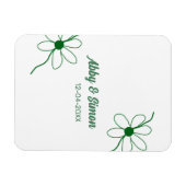 De perfecte match voeg koppelnaam datum textuur ja magneet (Horizontaal)