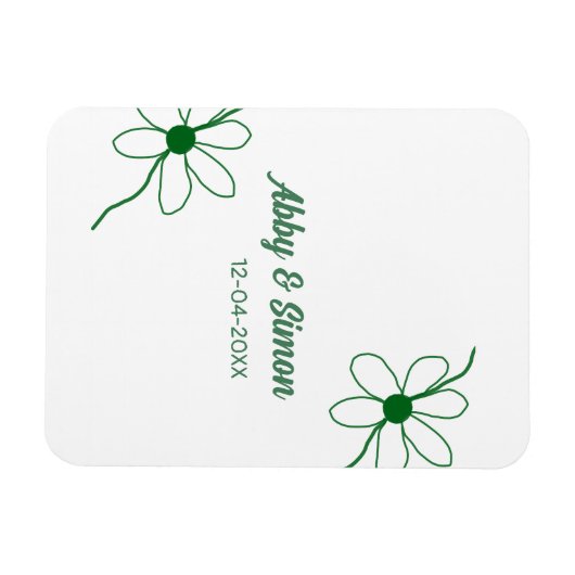 De perfecte match voeg koppelnaam datum textuur ja magneet (Horizontaal)