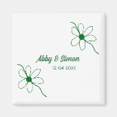 De perfecte match voeg koppelnaam datum textuur ja magneet (Voorkant)