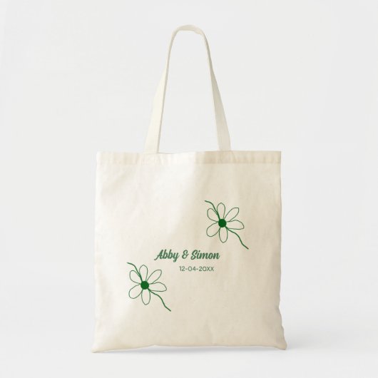 De perfecte match voeg koppelnaam datum textuur ja tote bag (Voorkant)
