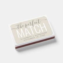 De perfecte matchminimalistische moderne weddensch