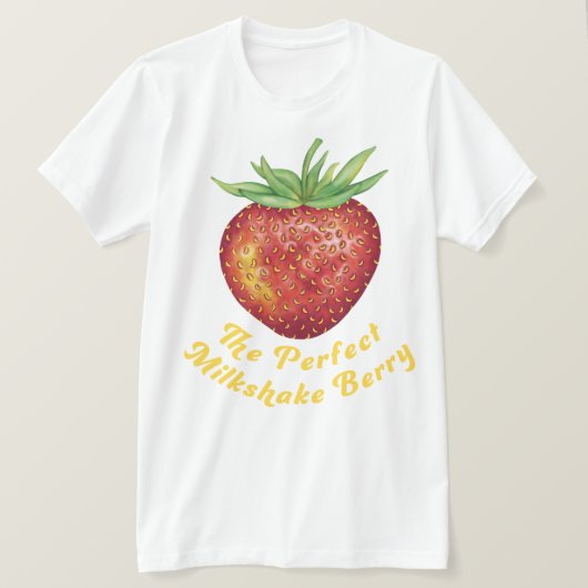 De perfecte milkshake bes t-shirt (Design voorkant)