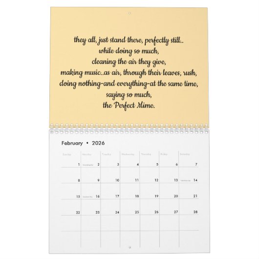 De perfecte Mime-kalender Kalender (Feb 2026)