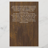 De Perfecte Mix BRIDAL SHOWER Uitnodigingen COFFEE Flyer (Achterkant)