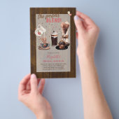 De Perfecte Mix BRIDAL SHOWER Uitnodigingen COFFEE Flyer (Hand)