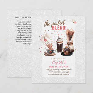 De Perfecte Mix BRUIDSSCHMAUS Uitnodigingen COFFIE