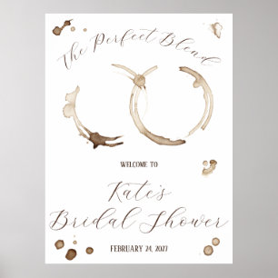 De Perfecte Mix! Bruiloft Coffee Bruidsborrel Welk Poster