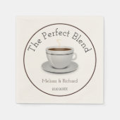 De perfecte mix bruiloft douche servet (Voorkant)